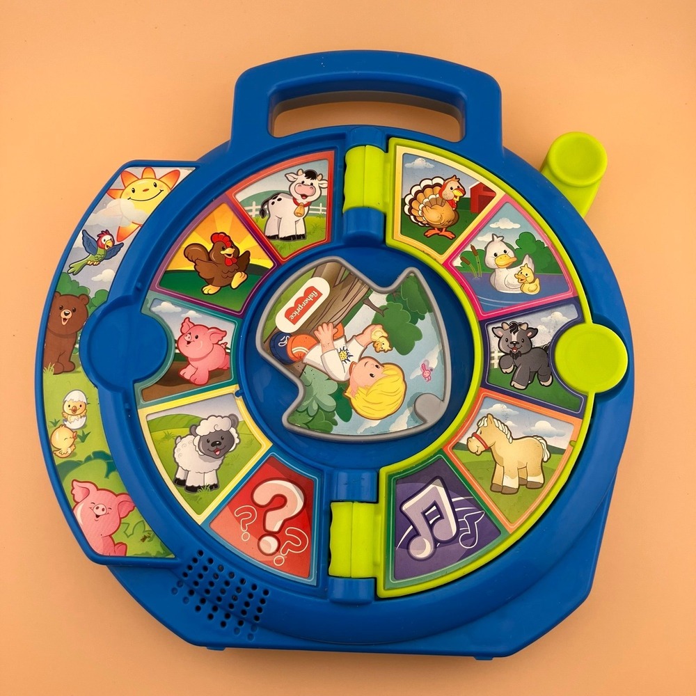 Fisher-Price Little People World of Animals See N' Say Toddler Musical Toy 2015 - Picture 2 of 7